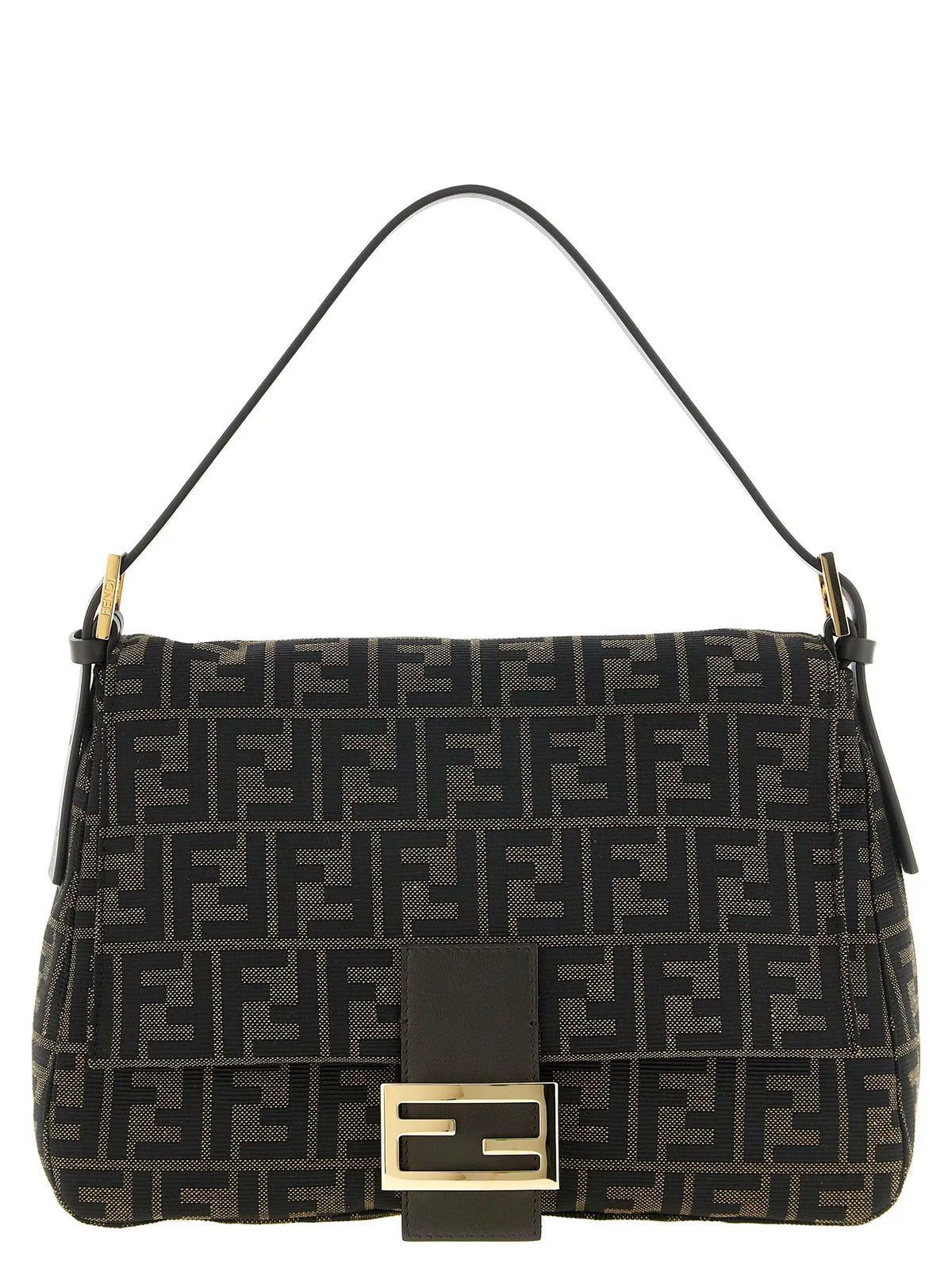 Fendi Fendi Brown Polyester Shoulder Bag