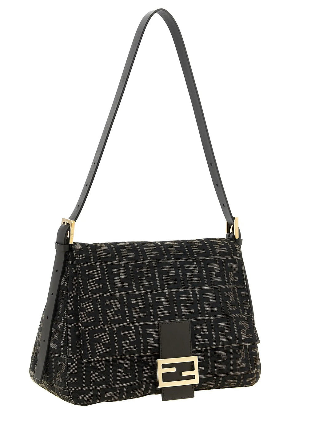 Fendi Fendi Brown Polyester Shoulder Bag