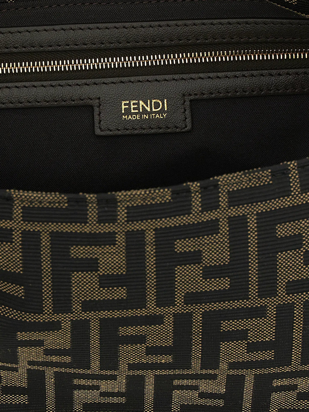 Fendi Fendi Brown Polyester Shoulder Bag