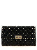 Valentino Garavani Valentino Garavani Black Lamb Leather Shoulder Bag