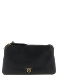 PINKO PINKO Black Calfskin Crossbody Bag