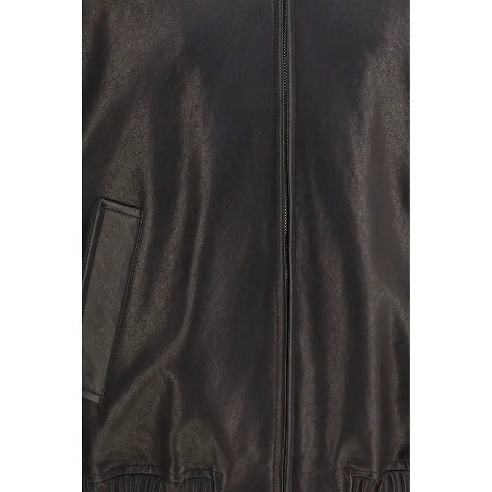 Valentino Garavani Valentino Garavani Black Lamb Ovis Aries Leather Jacket