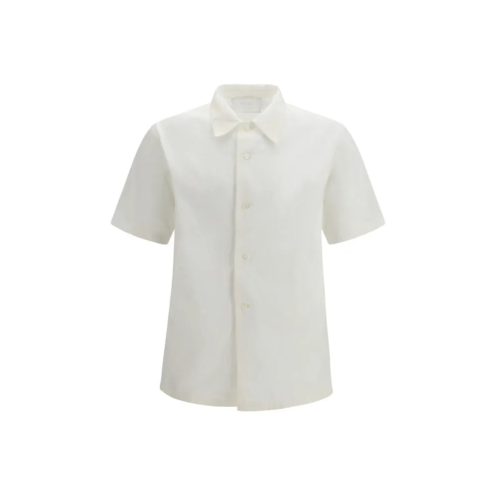 Prada Prada White Cotton Dress Shirt