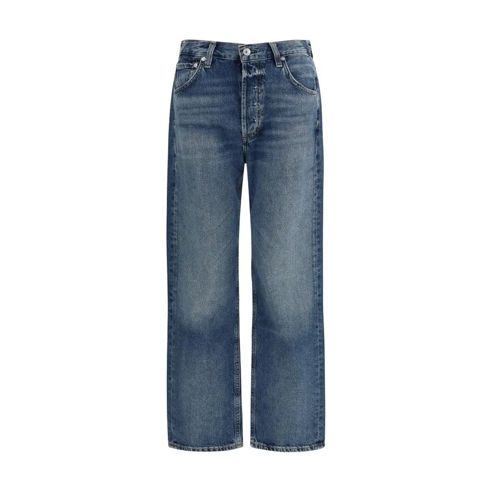 Citizens of Humanity Citizens of Humanity Blue Organic Cotton Straight-Leg Jeans