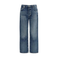 Citizens of Humanity Citizens of Humanity Blue Organic Cotton Straight-Leg Jeans