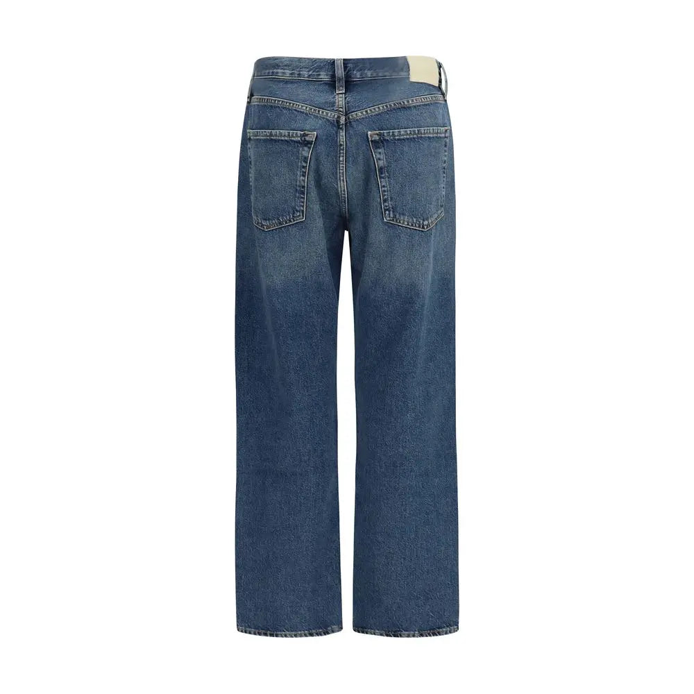 Citizens of Humanity Citizens of Humanity Blue Organic Cotton Straight-Leg Jeans