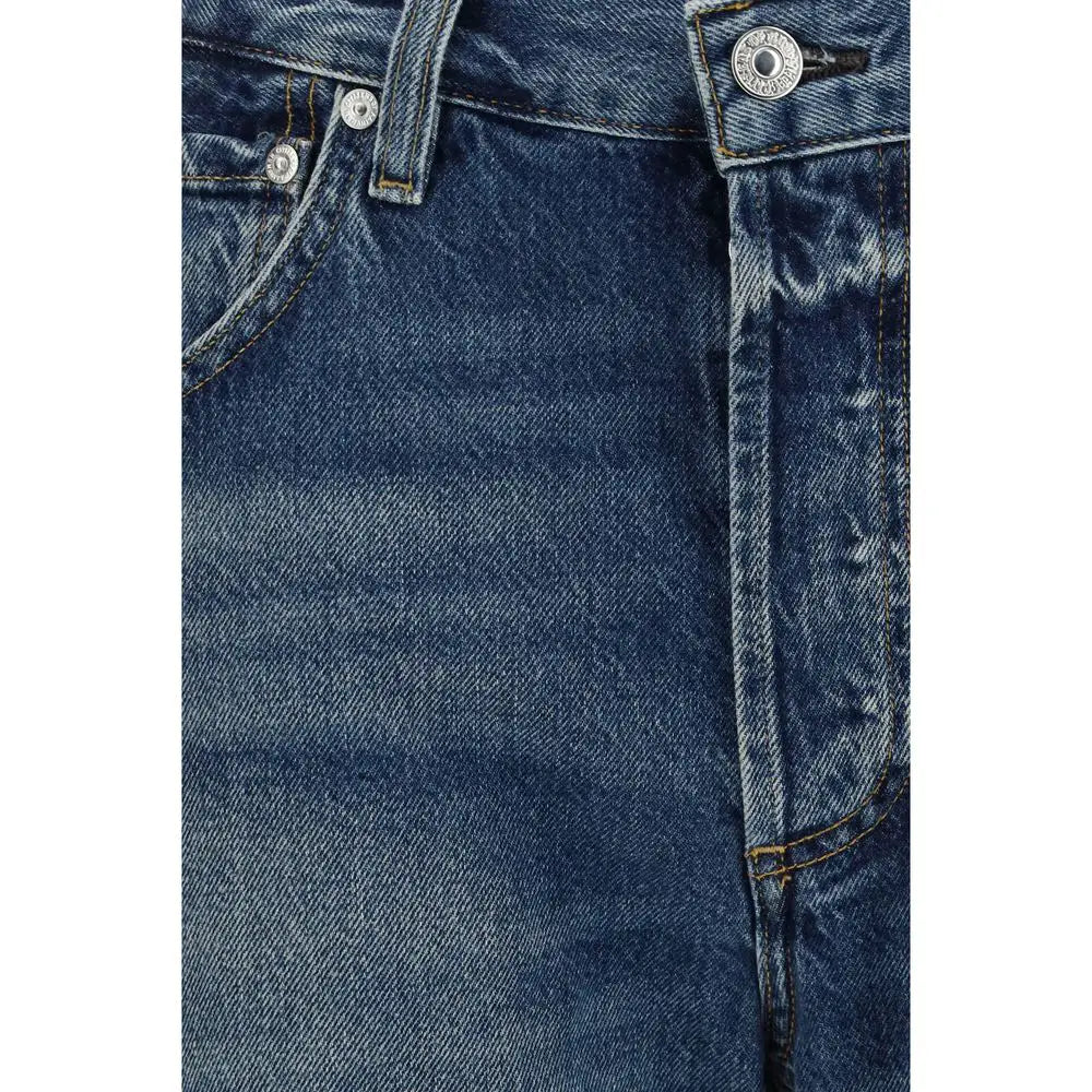 Citizens of Humanity Citizens of Humanity Blue Organic Cotton Straight-Leg Jeans