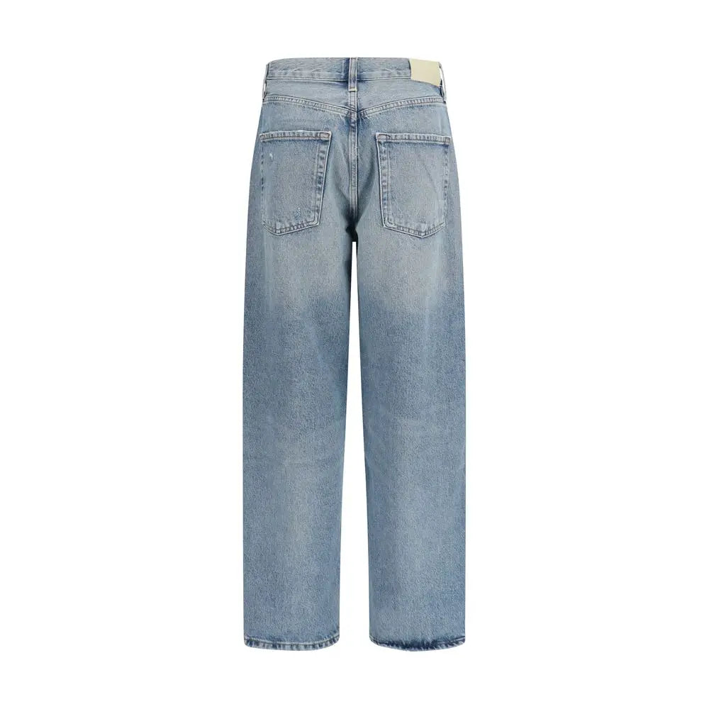 Citizens of Humanity Citizens of Humanity Blue Organic Cotton Straight-Leg Jeans