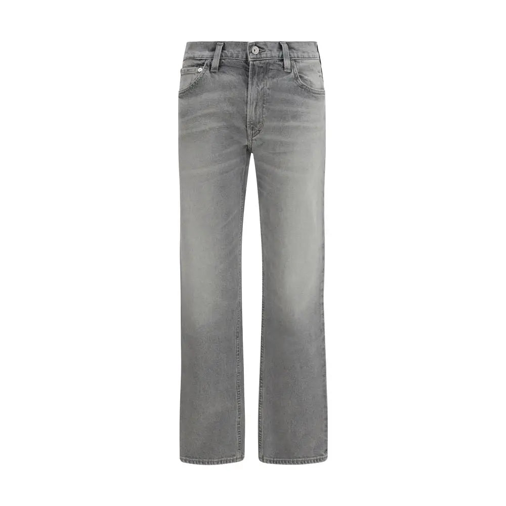 Citizens of Humanity Citizens of Humanity Gray Cotton Slim Fit Jeans
