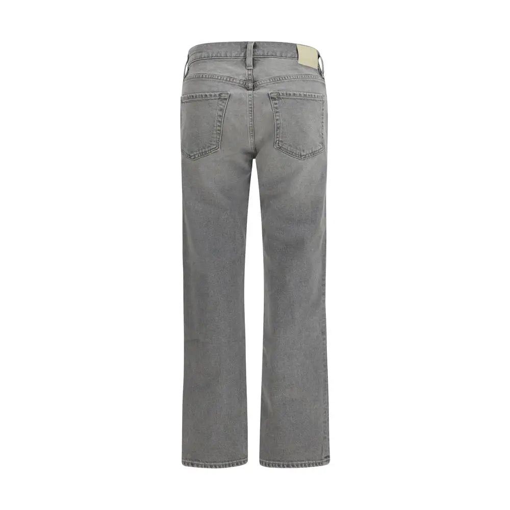Citizens of Humanity Citizens of Humanity Gray Cotton Slim Fit Jeans