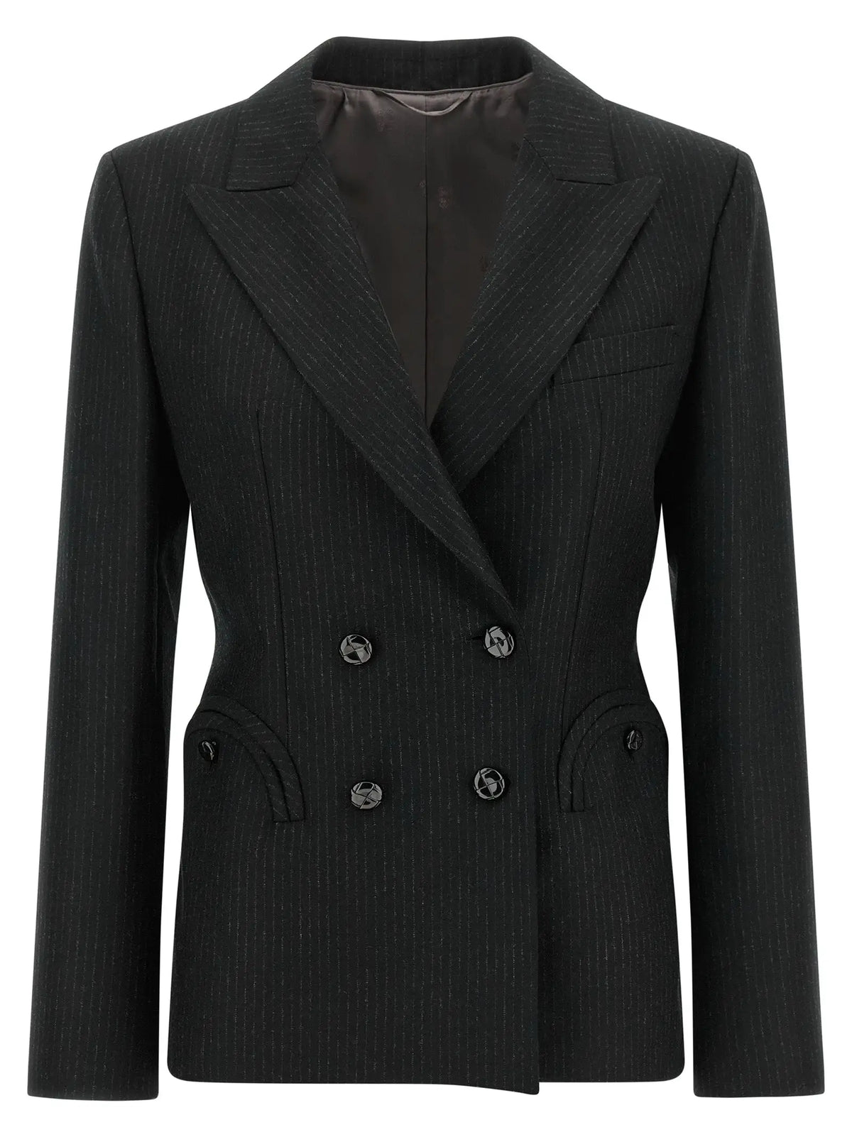 Blazé Milano Blazé Milano Black Virgin Wool Blazer