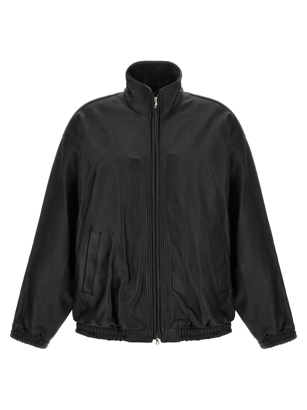 SSSTEIN SSSTEIN Black Lambskin Leather Jacket