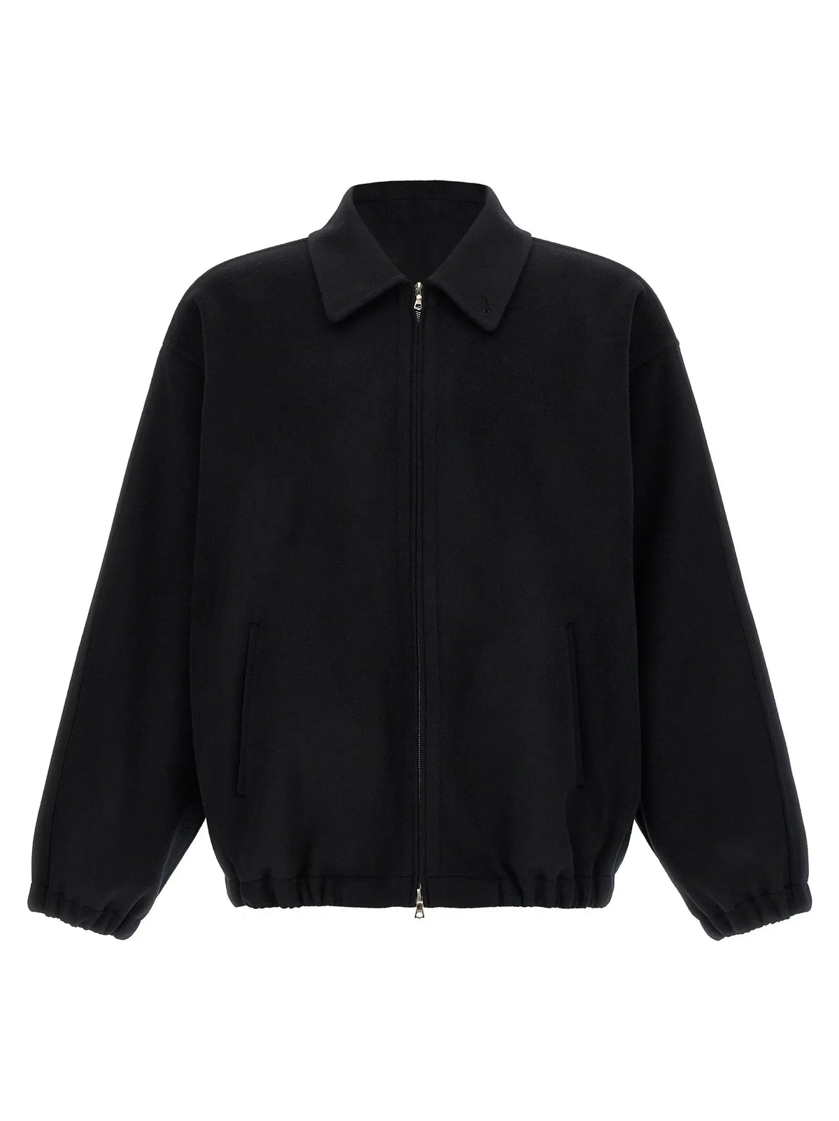 SSSTEIN SSSTEIN Black Wool Full-Length Jacket