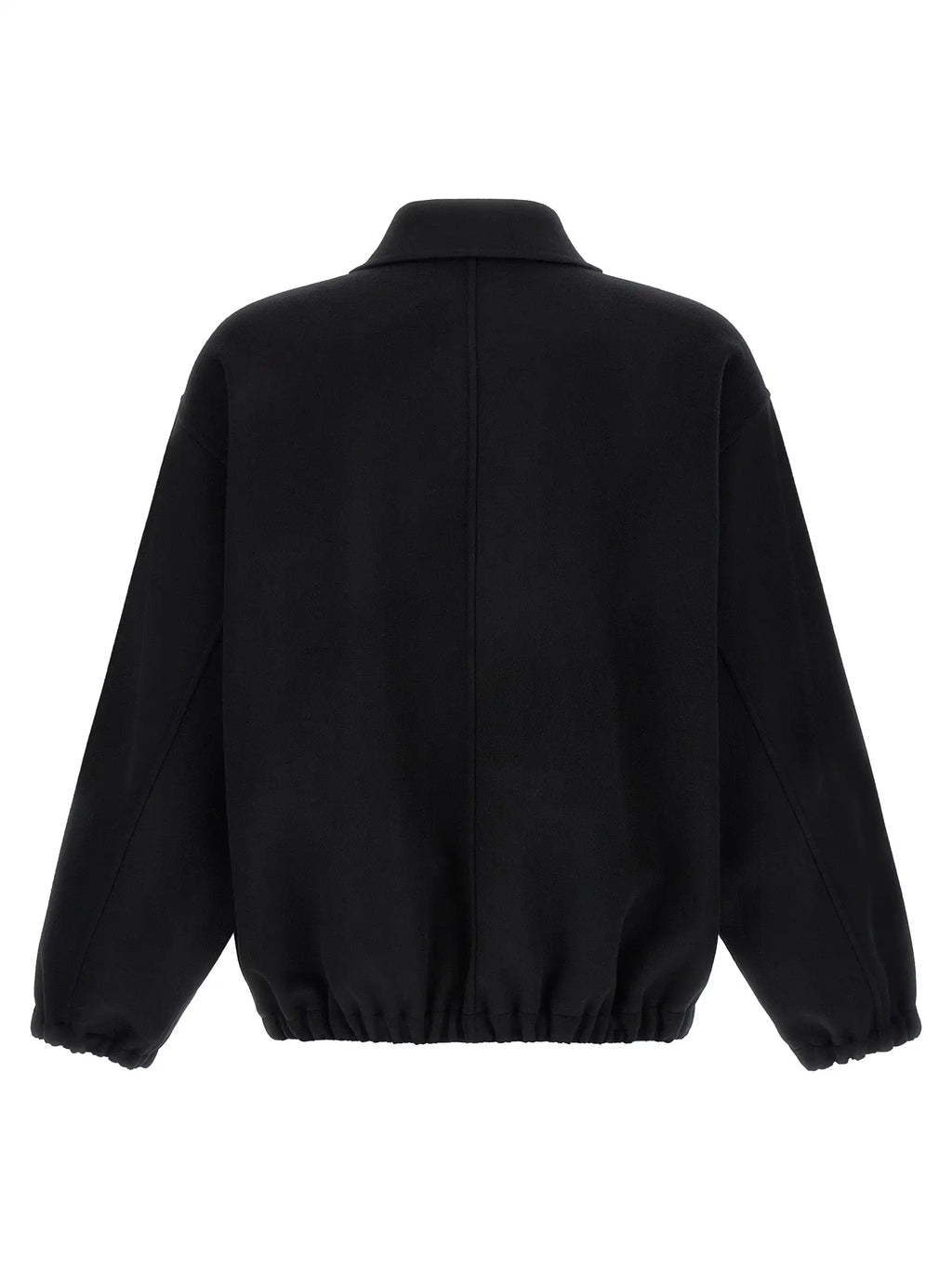 SSSTEIN SSSTEIN Black Wool Full-Length Jacket