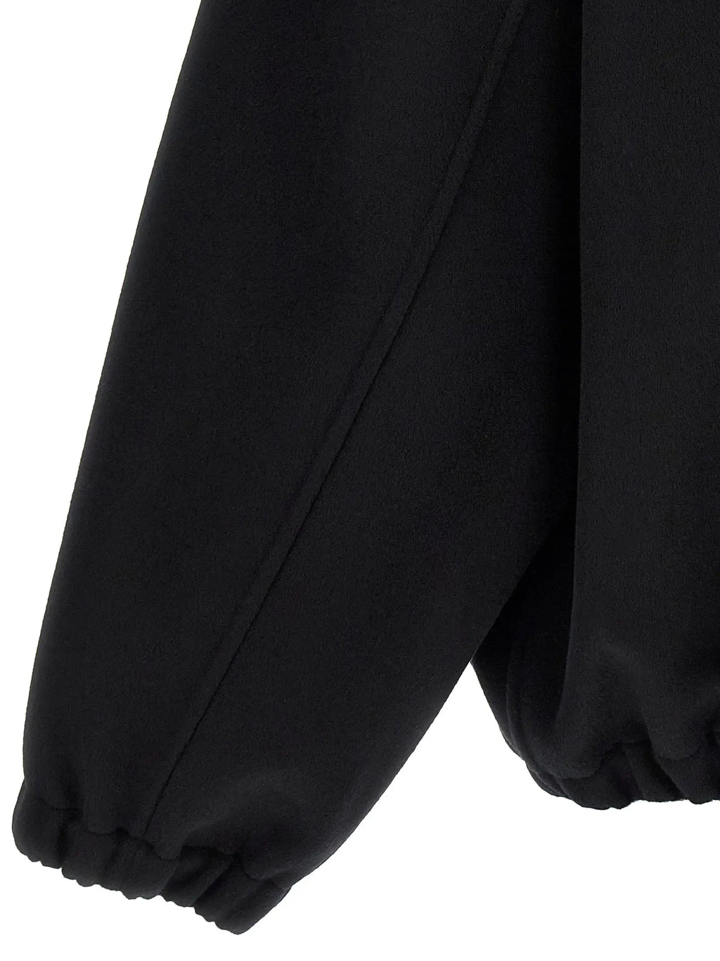 SSSTEIN SSSTEIN Black Wool Full-Length Jacket