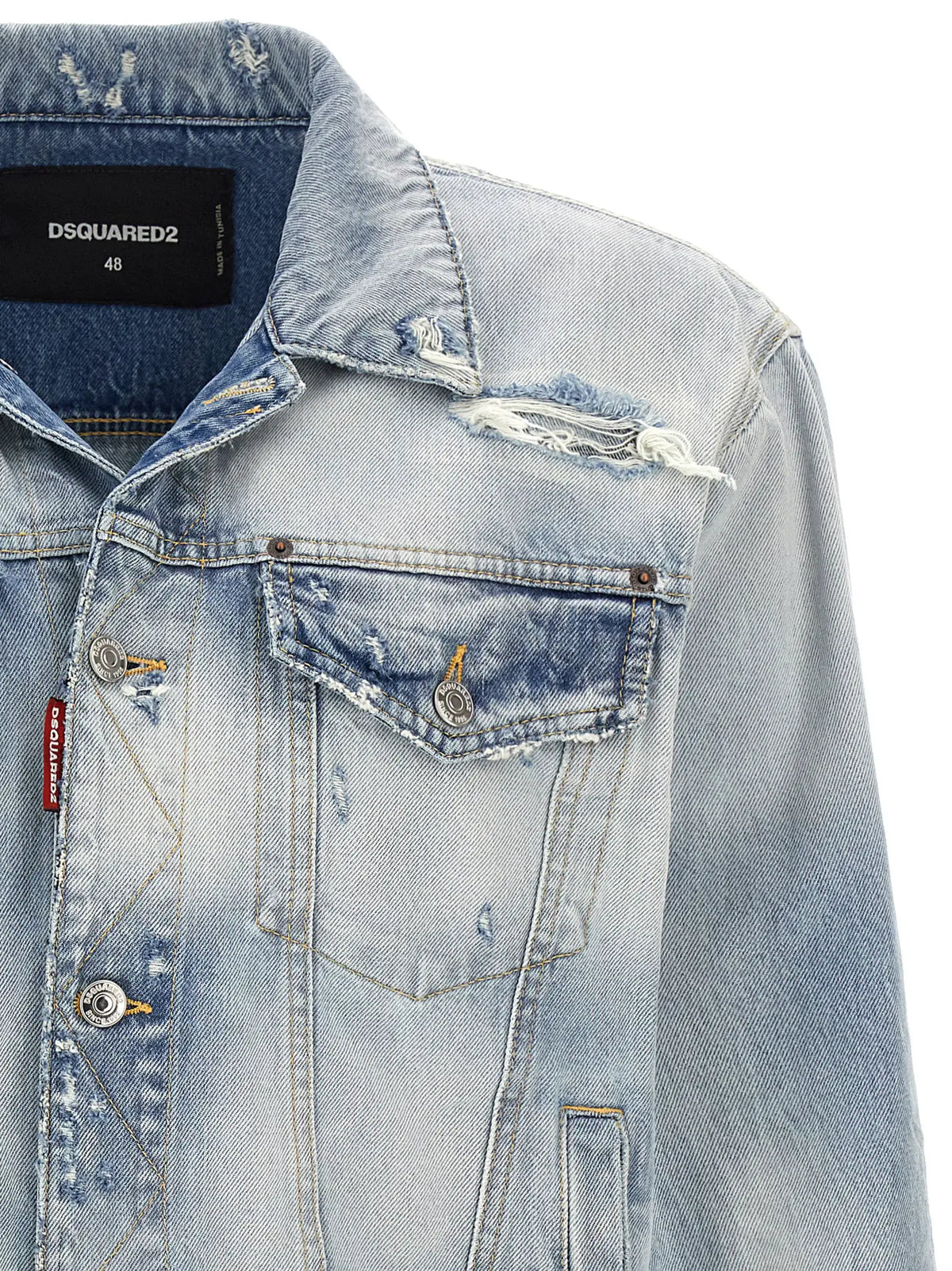 Dsquared² Dsquared² Blue Cotton Denim Jacket