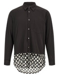 Comme Des Garçons Comme Des Garçons Bicolor Polyester Blouse