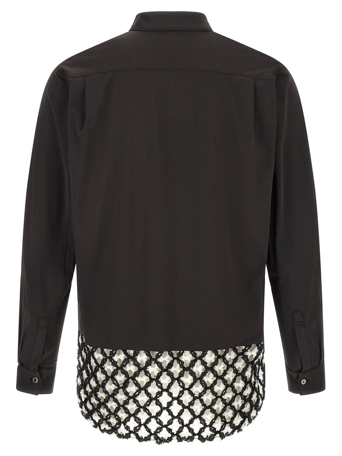 Comme Des Garçons Comme Des Garçons Bicolor Polyester Blouse