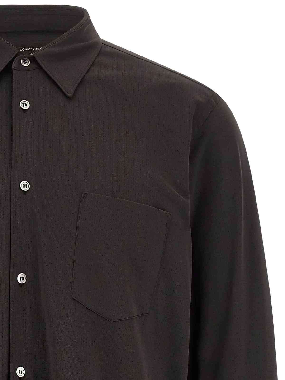 Comme Des Garçons Comme Des Garçons Bicolor Polyester Blouse