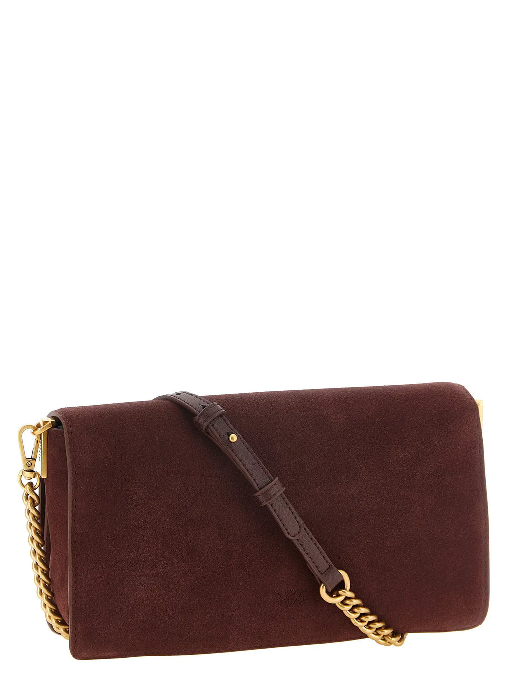 PINKO PINKO Bordeaux Calfskin Shoulder Bag