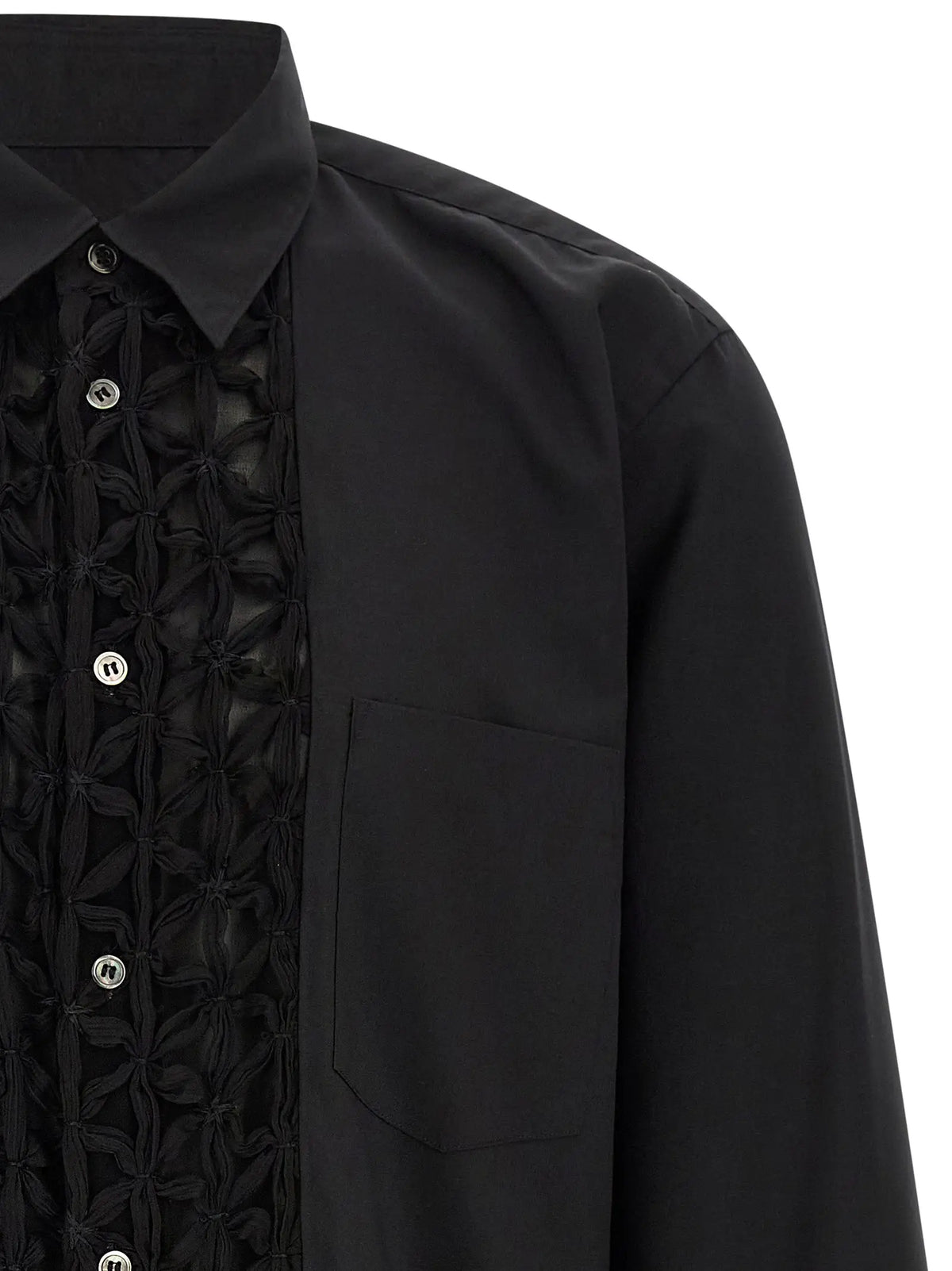 Comme Des Garçons Comme Des Garçons Black Polyester Blouse