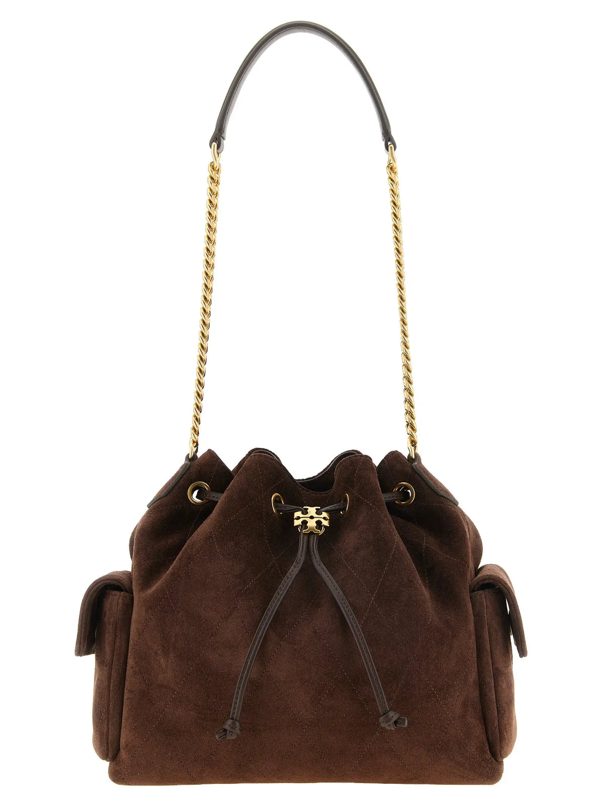Tory Burch Tory Burch Brown Calfskin Shoulder Bag