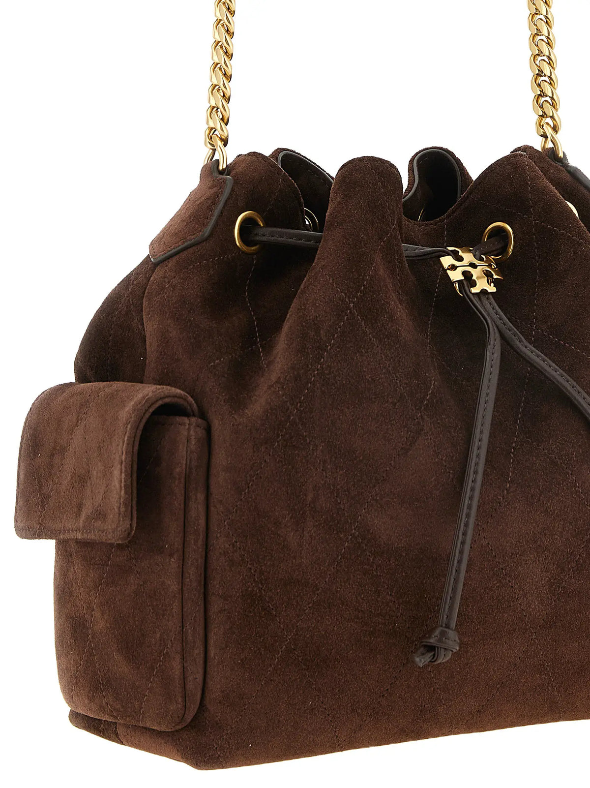 Tory Burch Tory Burch Brown Calfskin Shoulder Bag