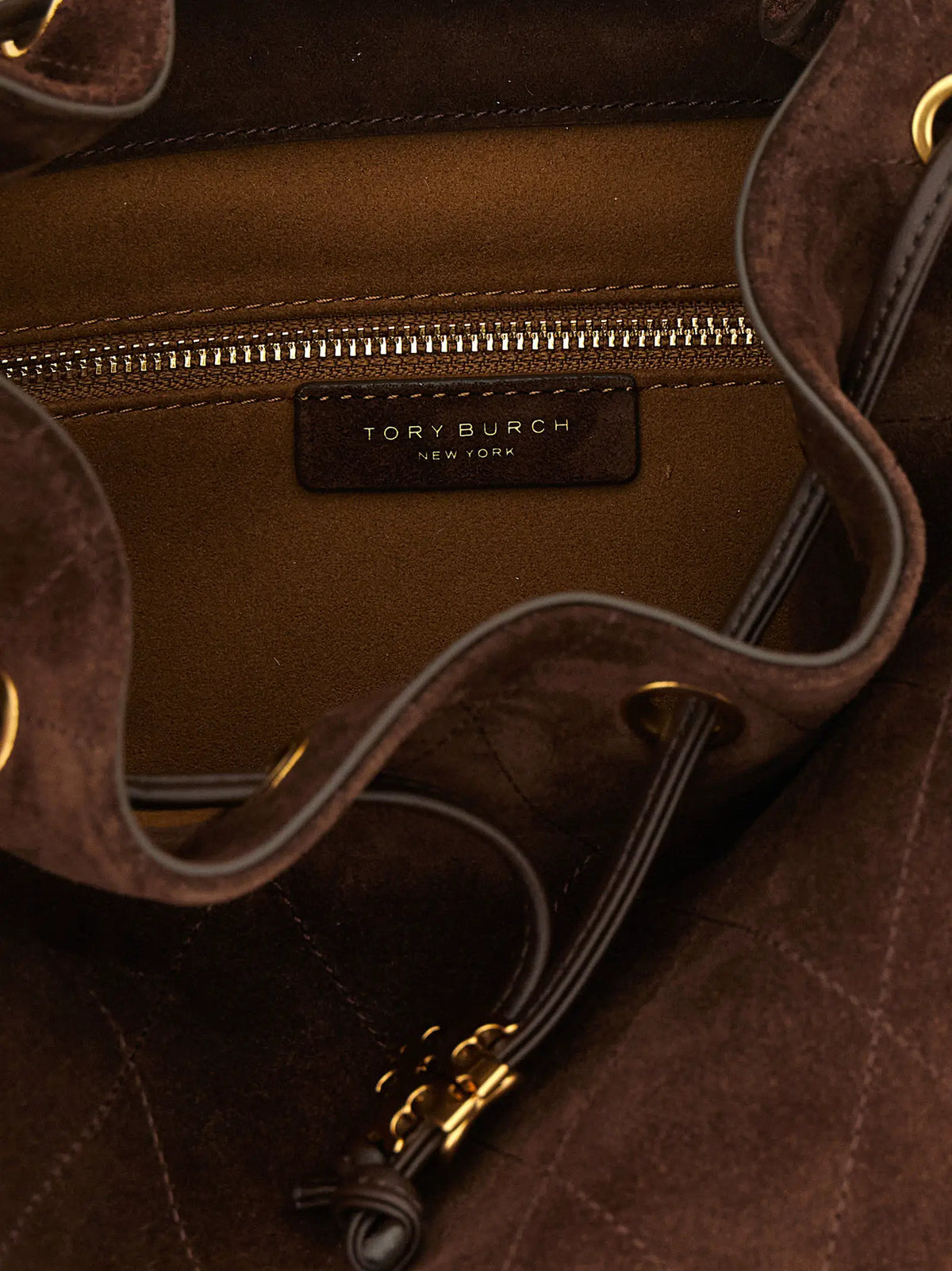 Tory Burch Tory Burch Brown Calfskin Shoulder Bag