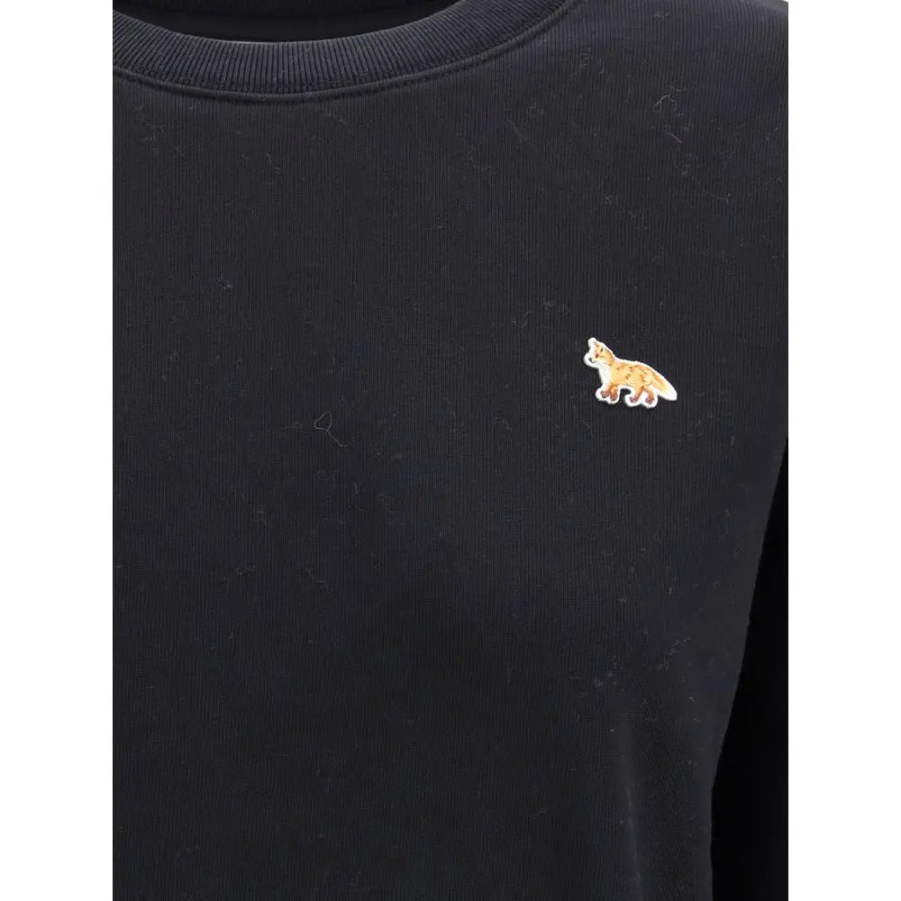 Maison Kitsuné Maison Kitsuné Black Cotton Sweatshirt