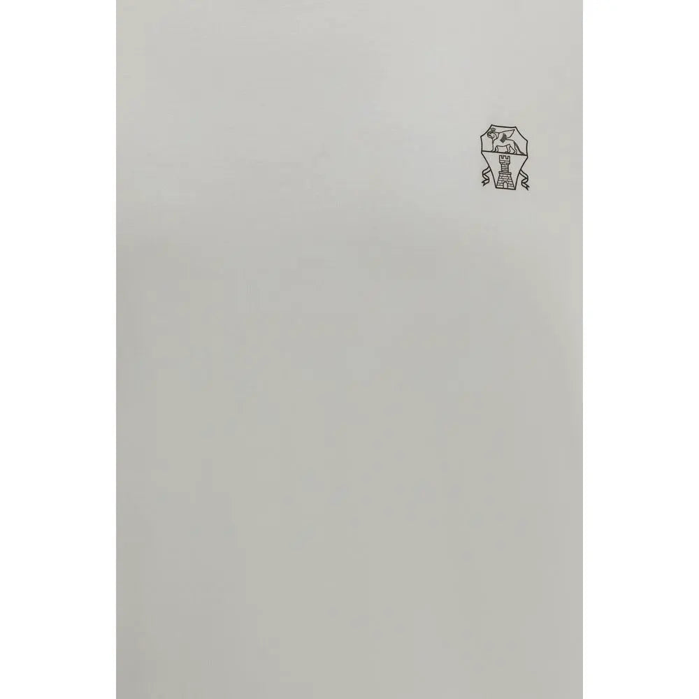 Brunello Cucinelli Brunello Cucinelli White Cotton T-Shirt
