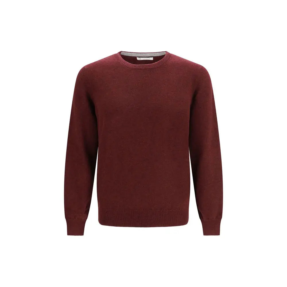 Brunello Cucinelli Brunello Cucinelli Bordeaux Cashmere Sweater