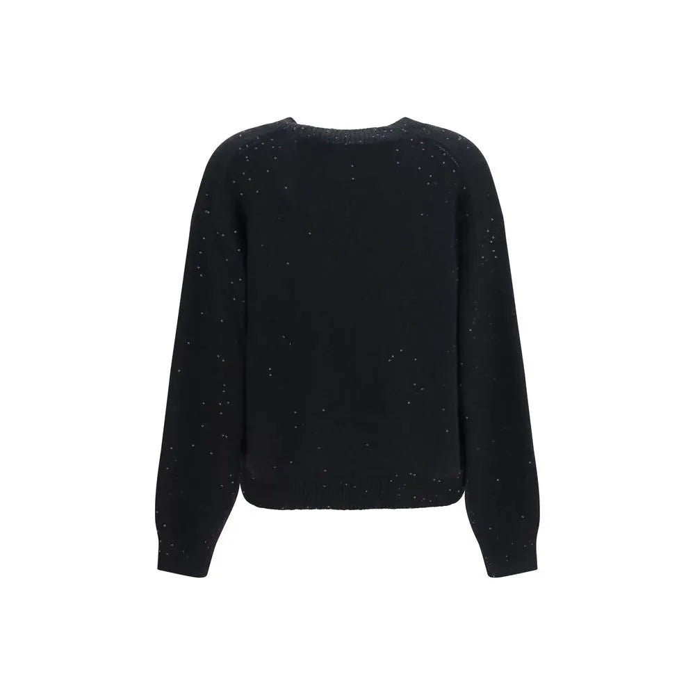 Brunello Cucinelli Brunello Cucinelli Black Cashmere Sweater
