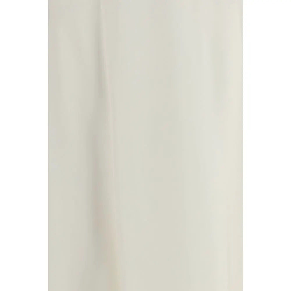 Brunello Cucinelli Brunello Cucinelli Beige Wool Oves Aries Midi Skirt