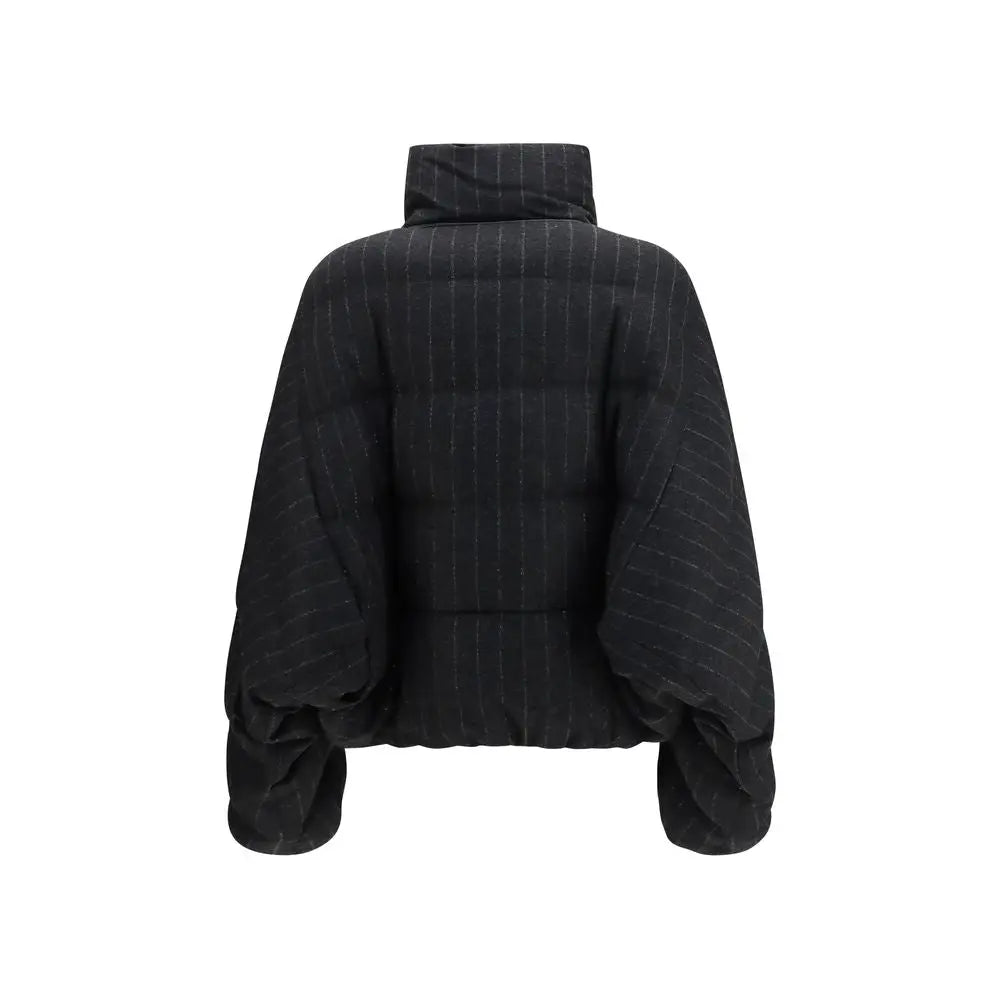 Brunello Cucinelli Brunello Cucinelli Gray Wool Oves Aries Full-Length Jacket