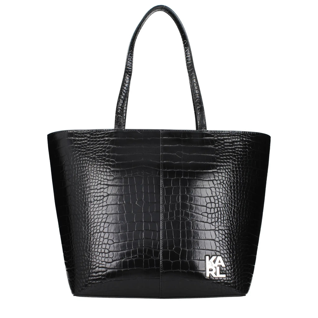 Karl Lagerfeld Karl Lagerfeld Black Polyethylene Shoulder Bag