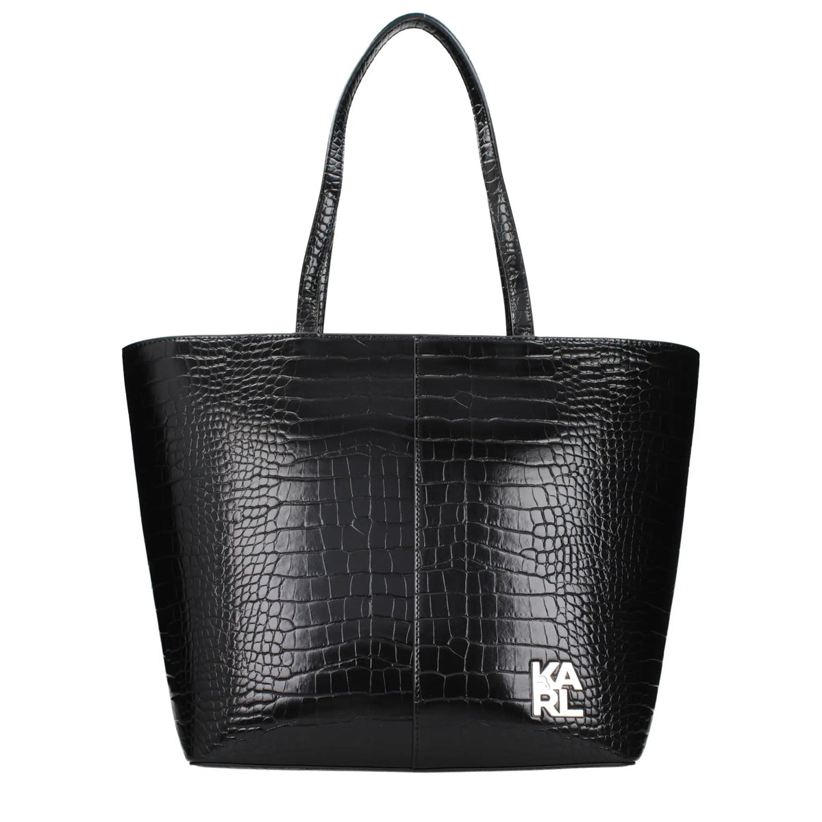 Karl Lagerfeld Karl Lagerfeld Black Polyethylene Shoulder Bag