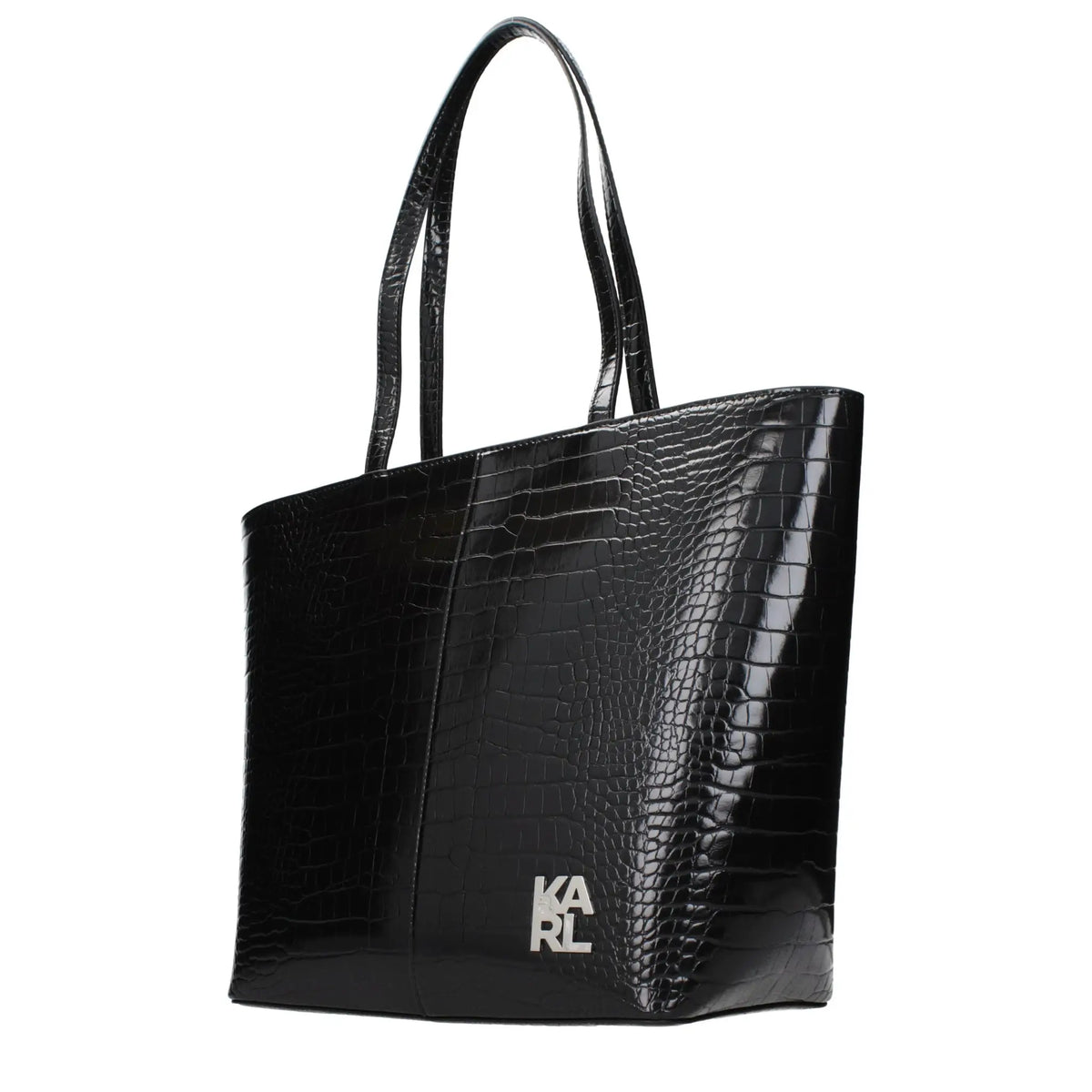 Karl Lagerfeld Karl Lagerfeld Black Polyethylene Shoulder Bag