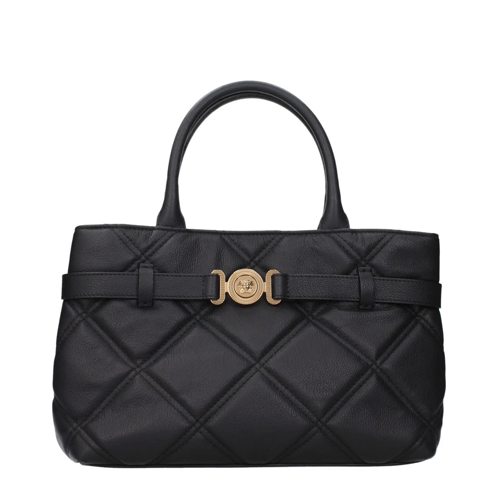 Versace Versace Black Leather Handbag