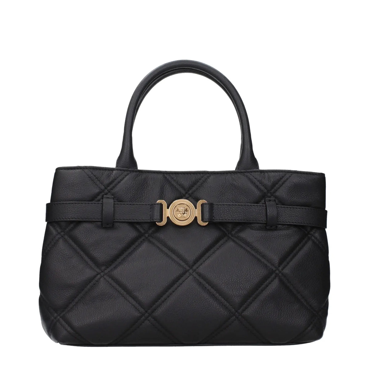 Versace Versace Black Leather Handbag
