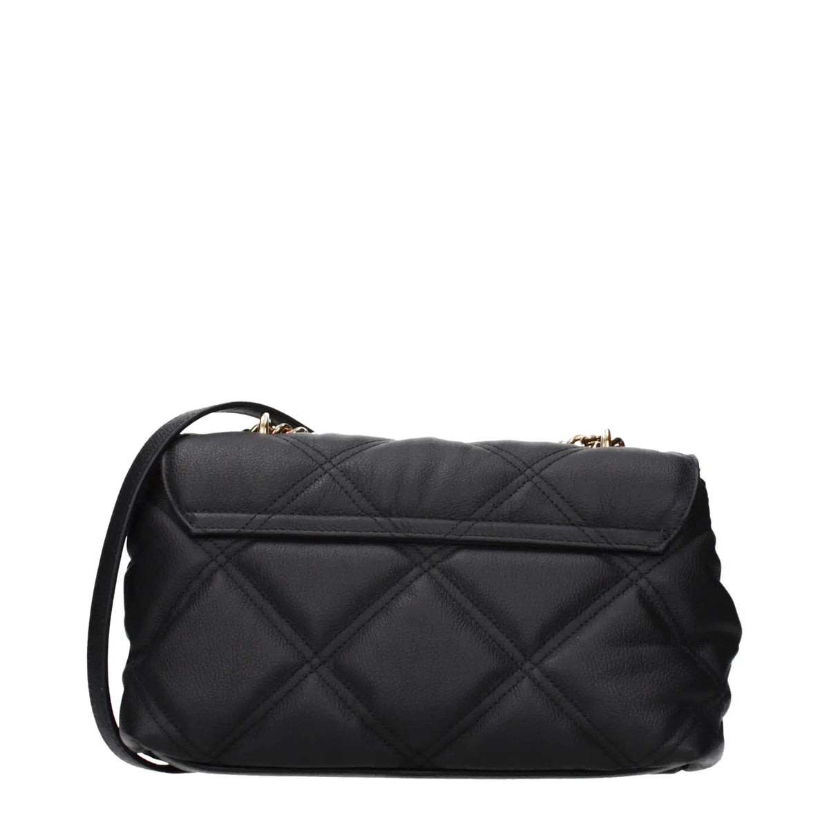 Versace Versace Black Leather Shoulder Bag