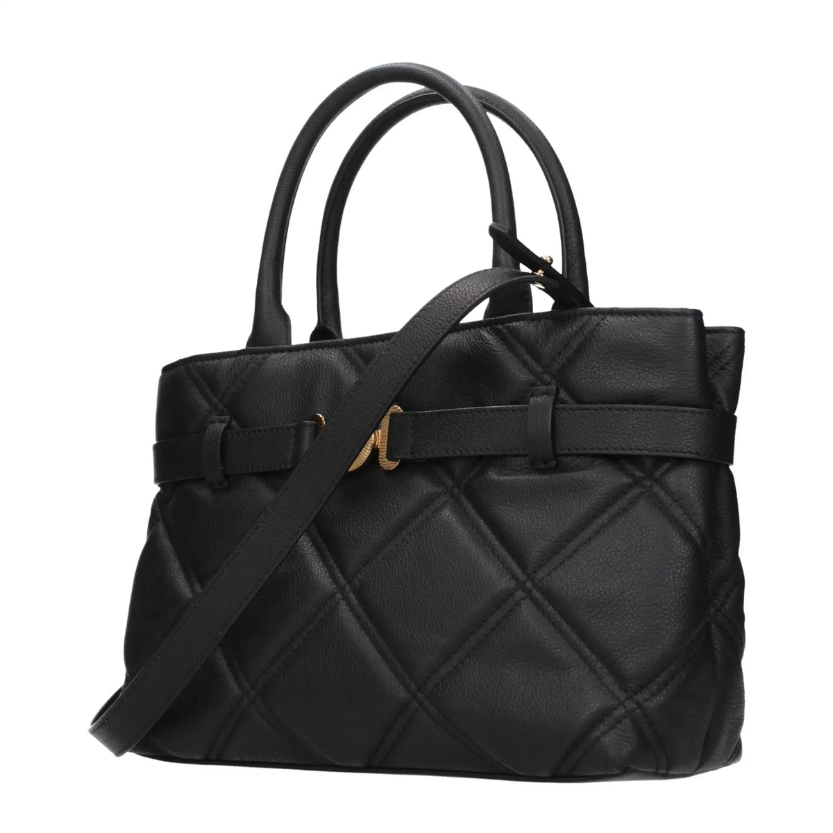 Versace Versace Black Leather Handbag