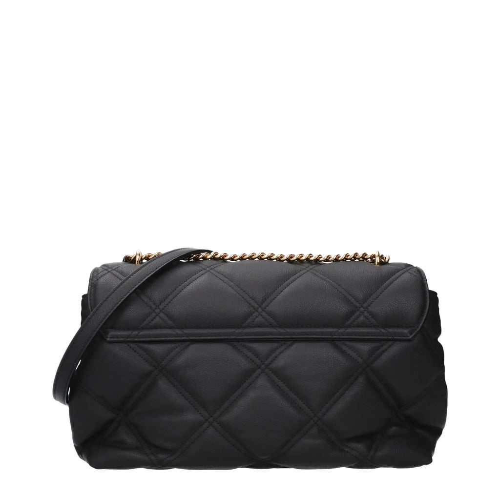 Versace Versace Black Leather Crossbody Bag