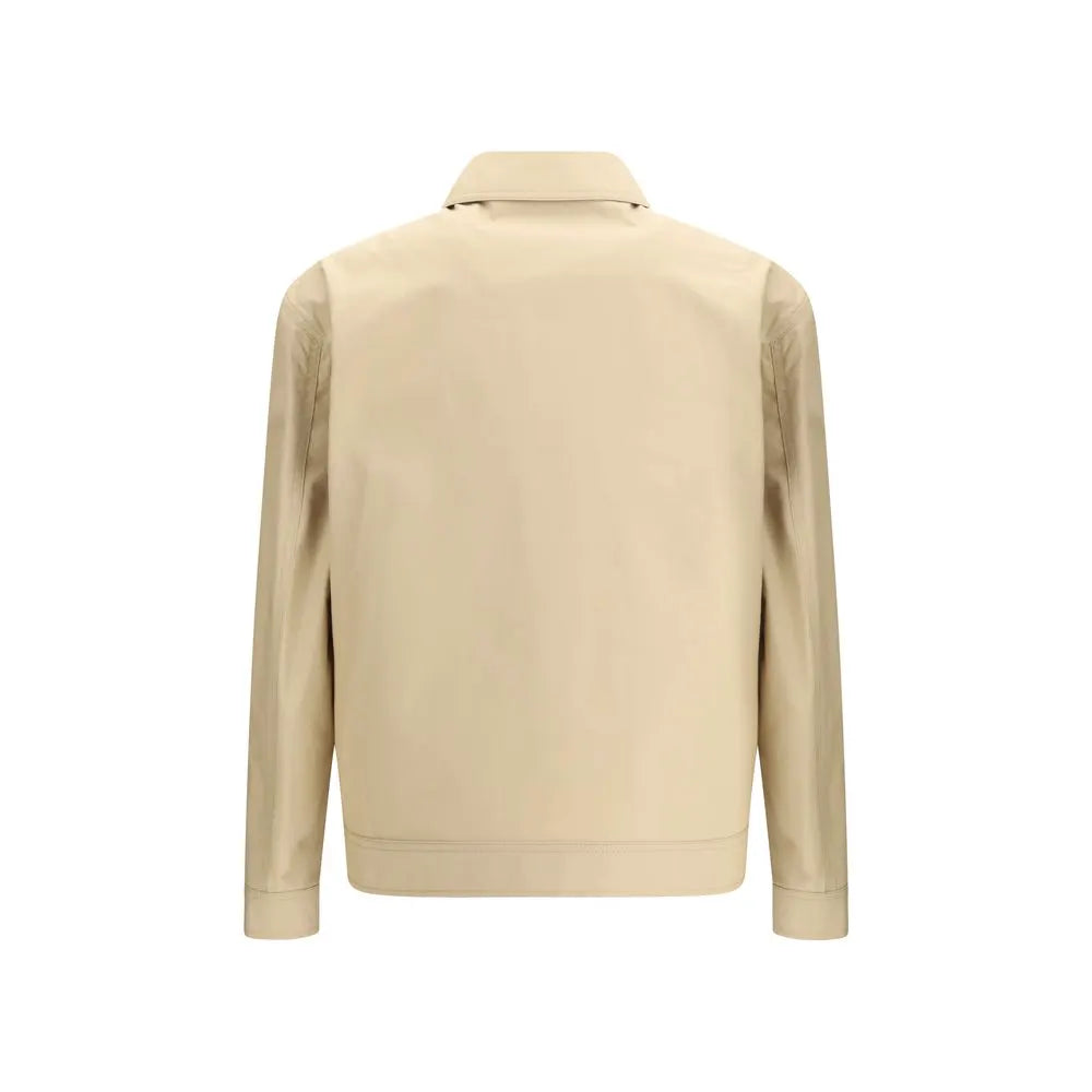 Moschino Moschino Beige Cotton Full-Length Jacket