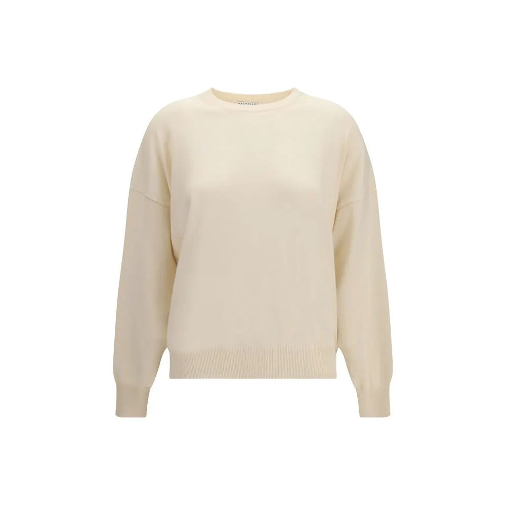 Brunello Cucinelli Brunello Cucinelli Beige Cashmere Sweater