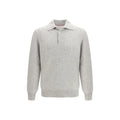 Brunello Cucinelli Brunello Cucinelli Gray Cashmere Polo Shirt