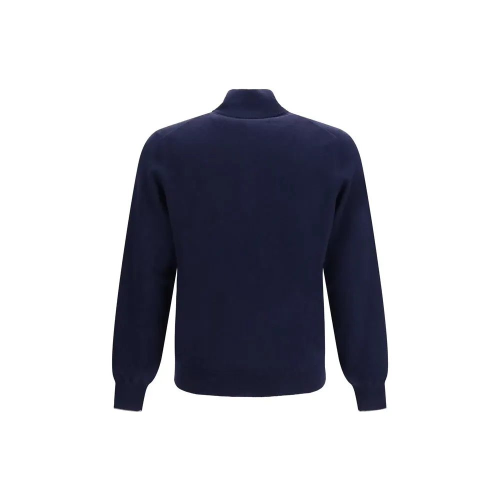Brunello Cucinelli Brunello Cucinelli Blue Cashmere Sweater