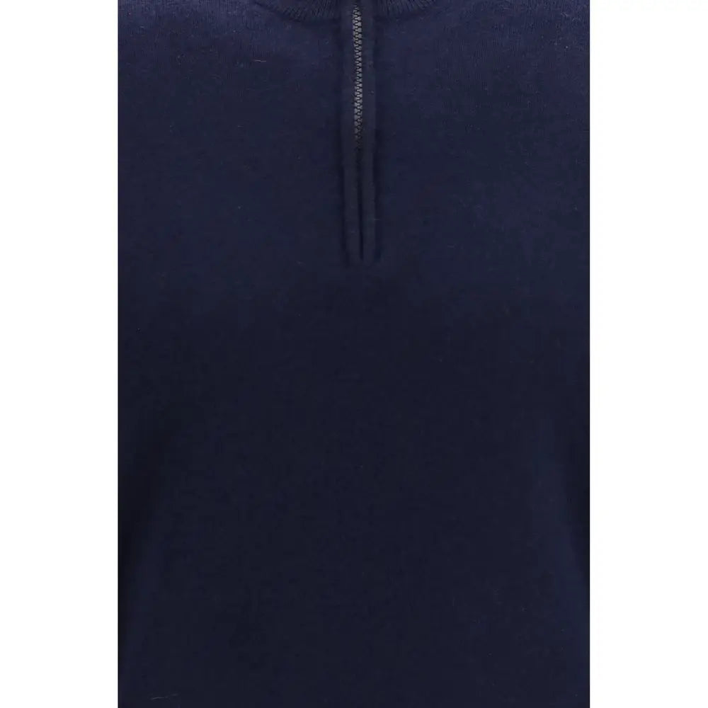 Brunello Cucinelli Brunello Cucinelli Blue Cashmere Sweater