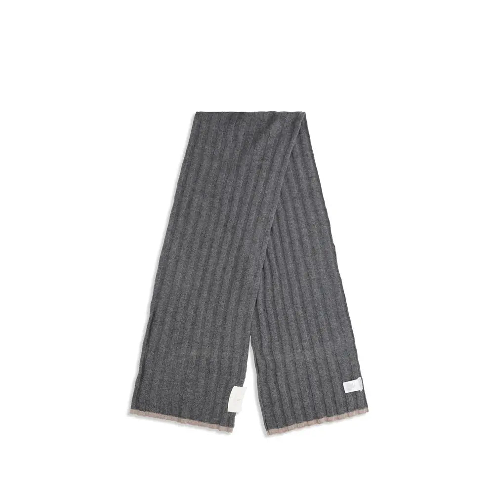 Brunello Cucinelli Brunello Cucinelli Gray Cashmere Scarf