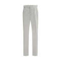 Brunello Cucinelli Brunello Cucinelli White Cotton Casual Pants