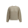Brunello Cucinelli Brunello Cucinelli Beige Wool Oves Aries Sweatshirt